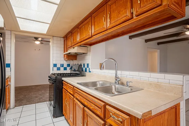 a view of room with wooden floor