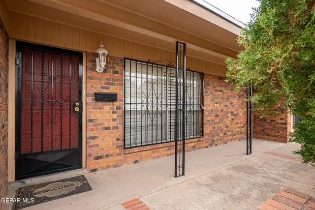 a view of a livingroom with a fireplace and a potted plant
