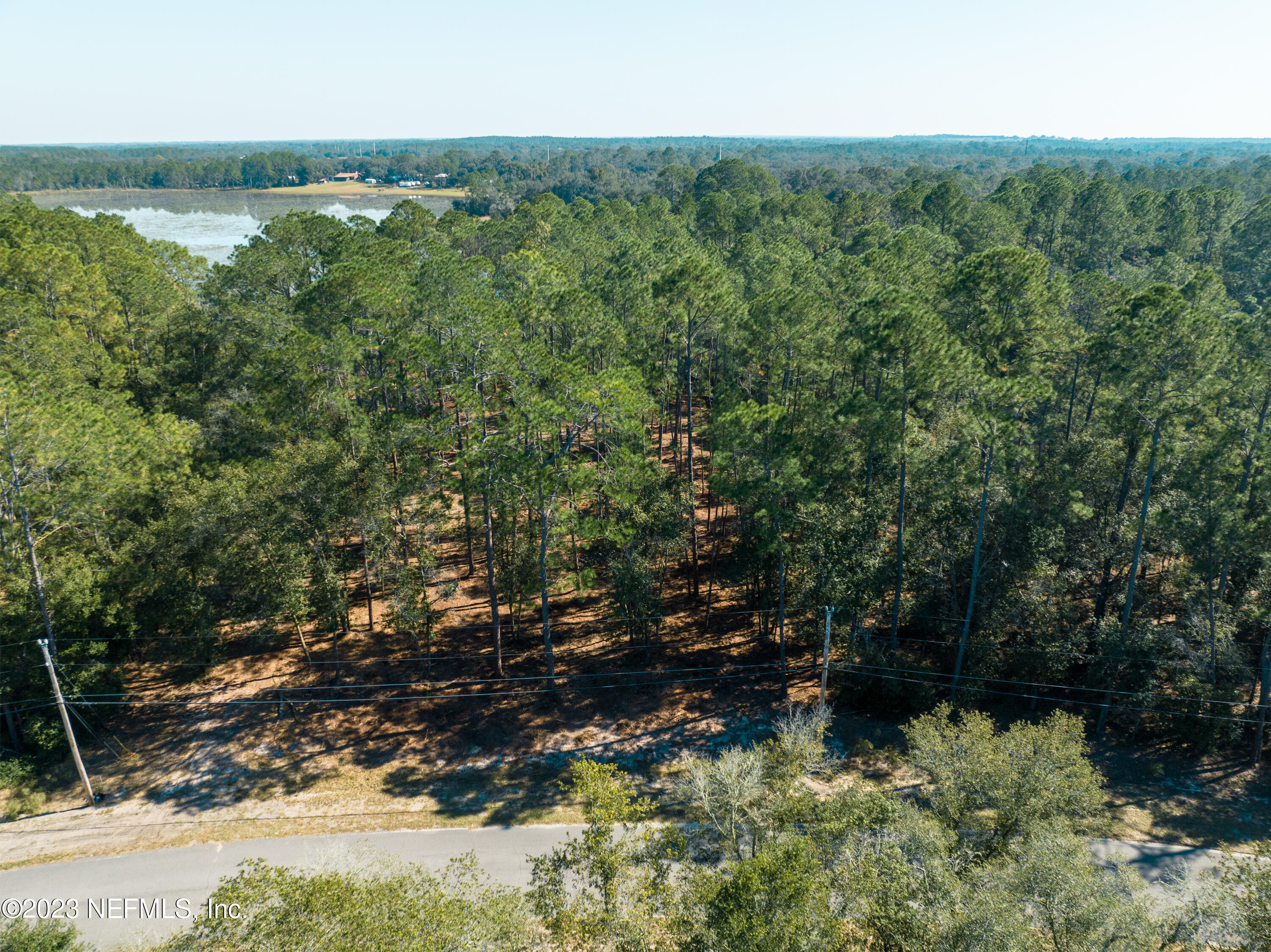 5495 Laredo Street Keystone Heights, FL 32656 - Photo 14 of 22 a view of a lake with large trees