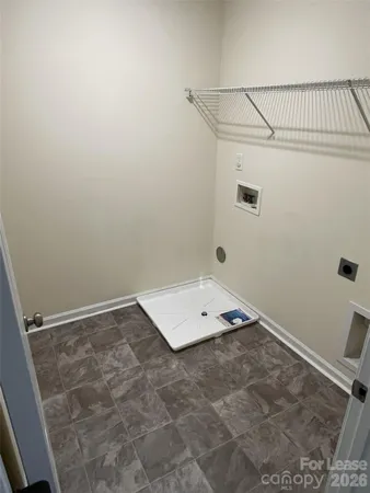 a view of a room with an empty space