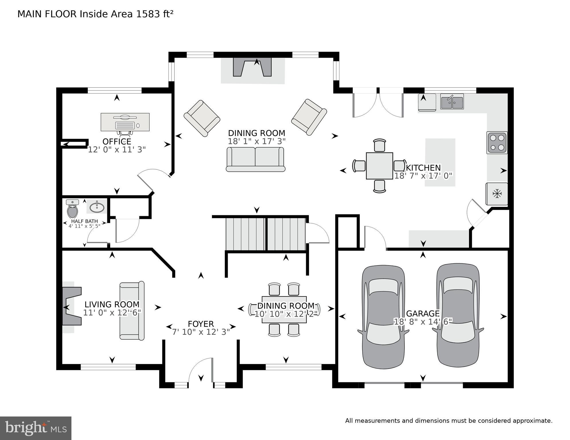 4602 Muscoti Way Bowie, MD 20720 - Photo 56 of 58 Main Level Floor Plan