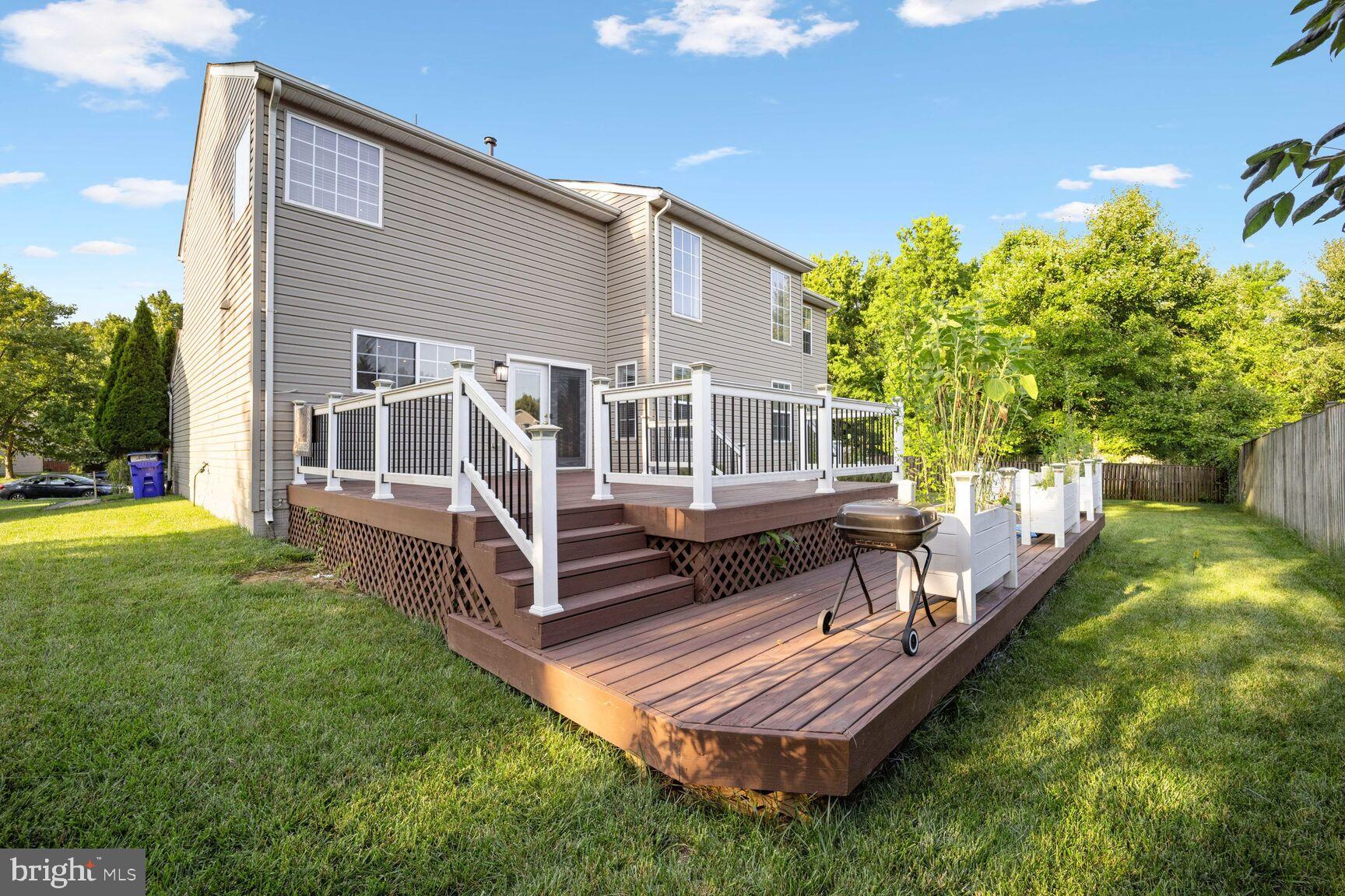 4602 Muscoti Way Bowie, MD 20720 - Photo 50 of 58 View from the yard to the deck
