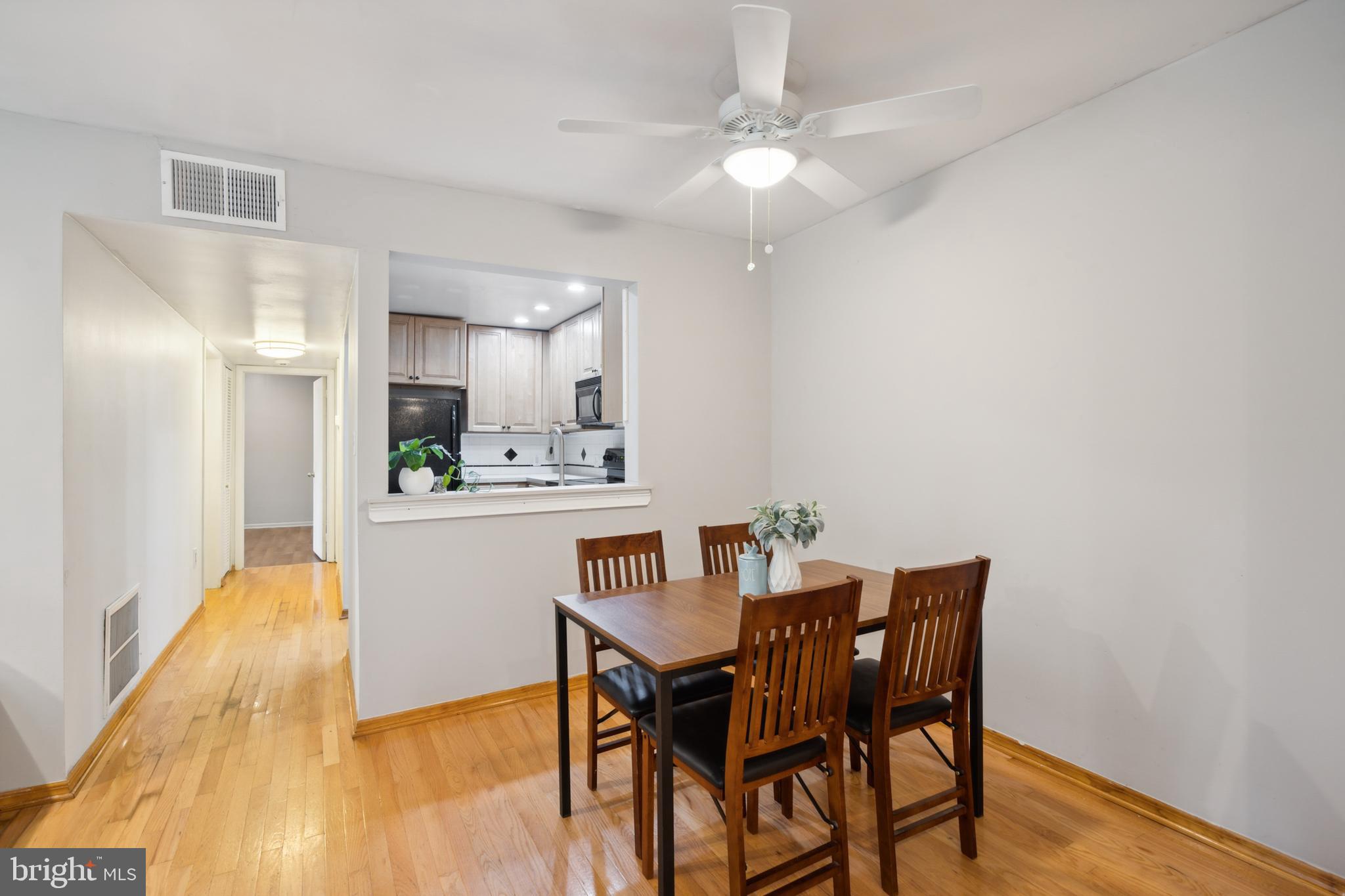 Dining Rm - Real Hardwood Floors
