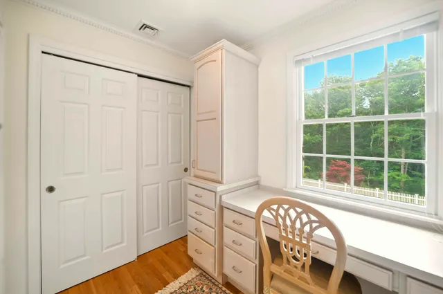 a view of front door