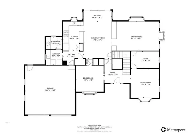 a picture of a floor plan