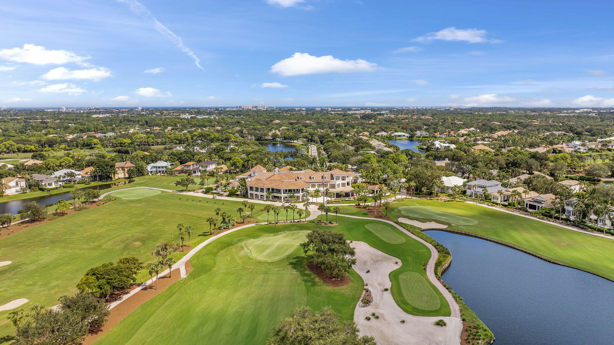 208 Locha Drive Jupiter, FL 33458 - Photo 120 of 125 Golf Course Aerial View