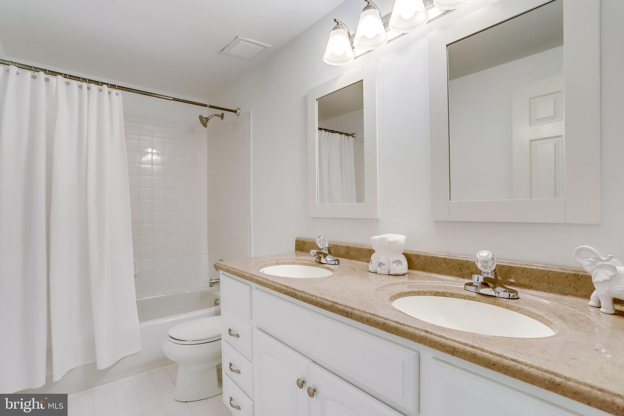 1009 Riva Ridge Drive Great Falls, VA 22066 - Photo 43 of 62 Hall Bath With Dual Sinks