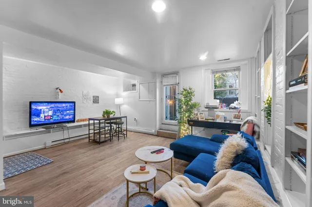 a view of a city with tall buildings