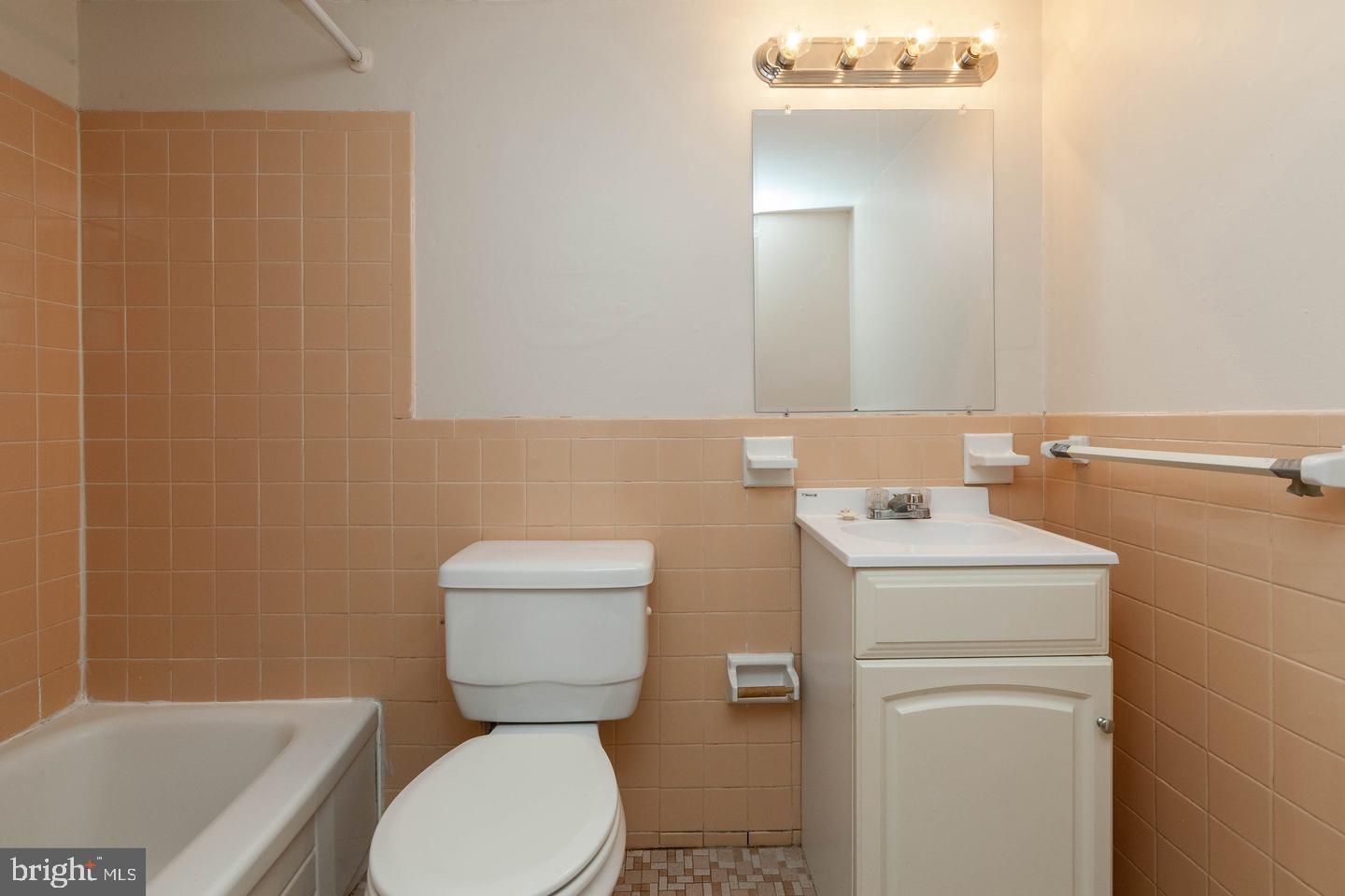 3827 St Barnabas Road, Unit T Suitland, MD 20746 - Photo 5 of 15 Charming pastel bathroom retreat.