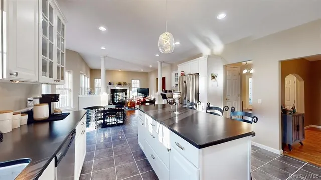a kitchen with counter space