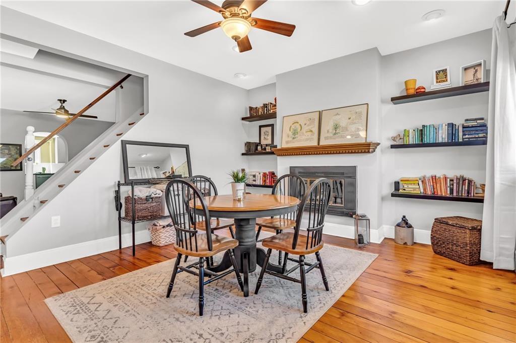 164 37th Street Pittsburgh, PA 15201 - Photo 3 of 24 a dining room with furniture and wooden floor