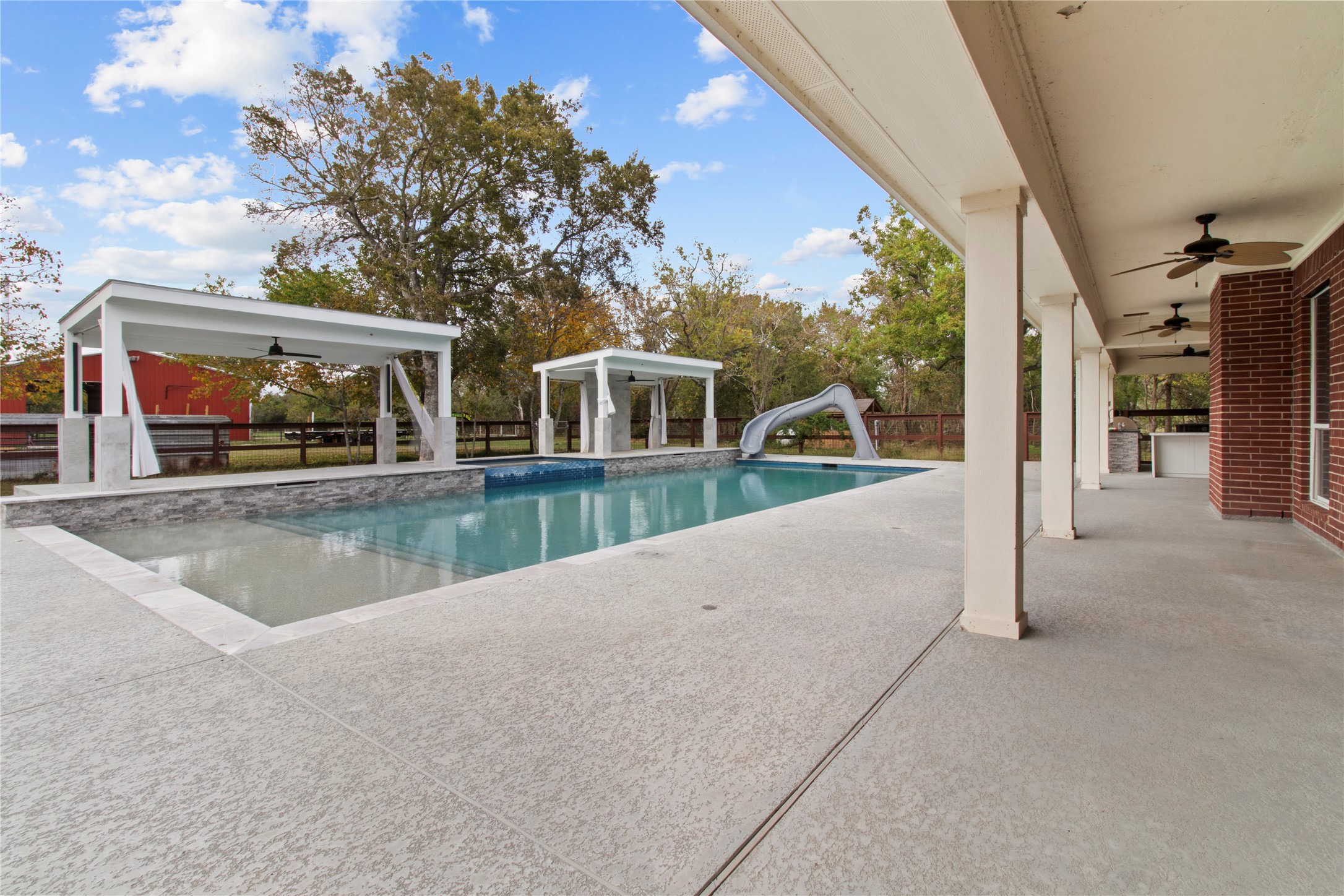 2730 Lawrence Road Kemah, TX 77565 - Photo 16 of 48 swimming pool view with a outdoor space