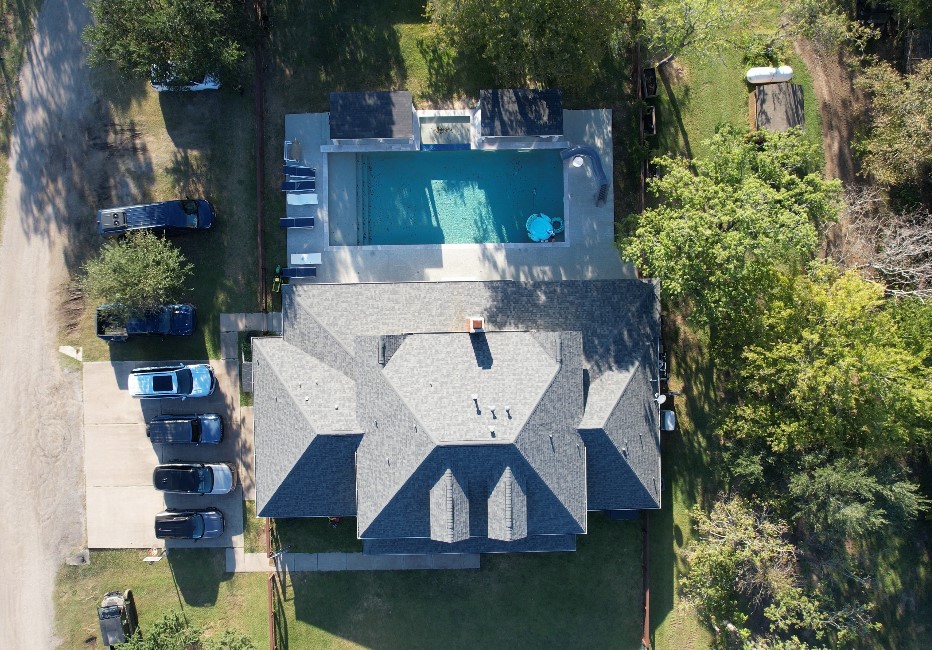 2730 Lawrence Road Kemah, TX 77565 - Photo 2 of 48 an aerial view of a house with yard