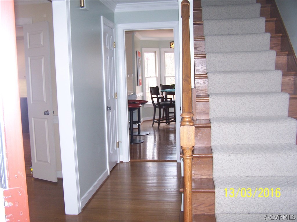 14011 Shadow Ridge Road Midlothian, VA 23112 - Photo 9 of 21 a view of entryway and hall with dining room