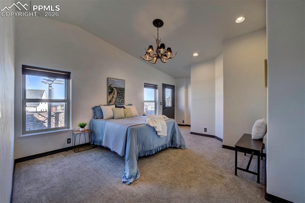 1905 Mesa Road Colorado Springs, CO 80904 - Photo 24 of 44 a bed room with a bed and a window