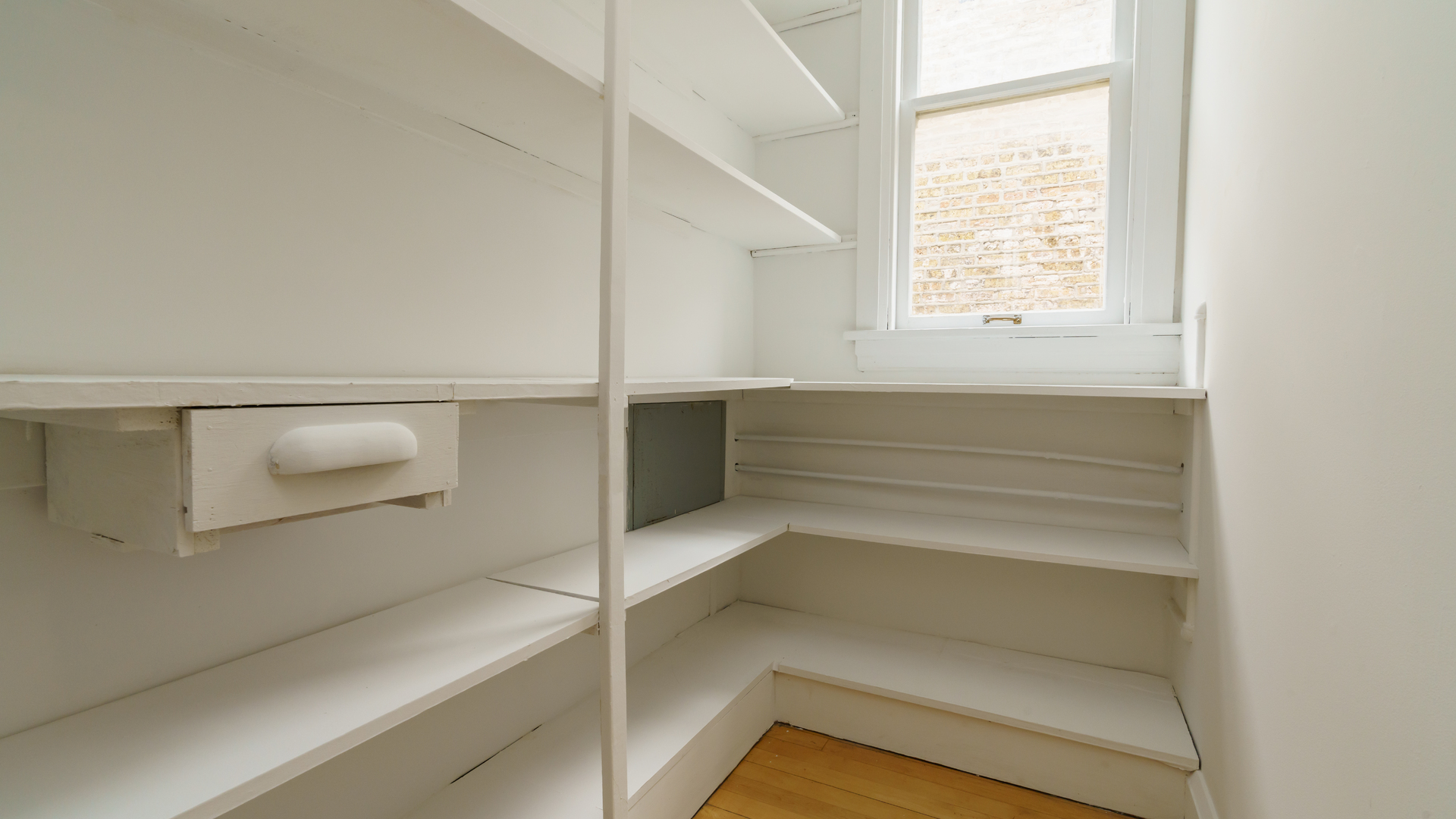 2644 North Harding Avenue Chicago, IL 60647 - Photo 23 of 37 a view of walk in closet with empty racks