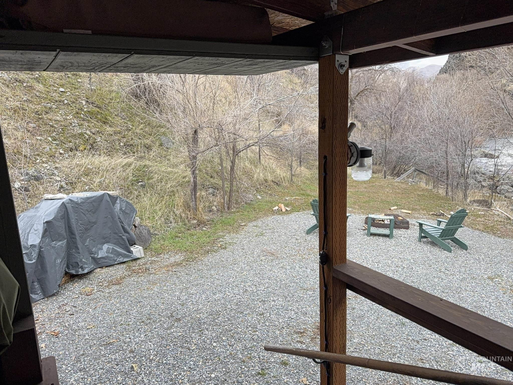 532 Old Pollock Road Riggins, ID 83549 - Photo 14 of 25 View of yard featuring an outdoor fire pit