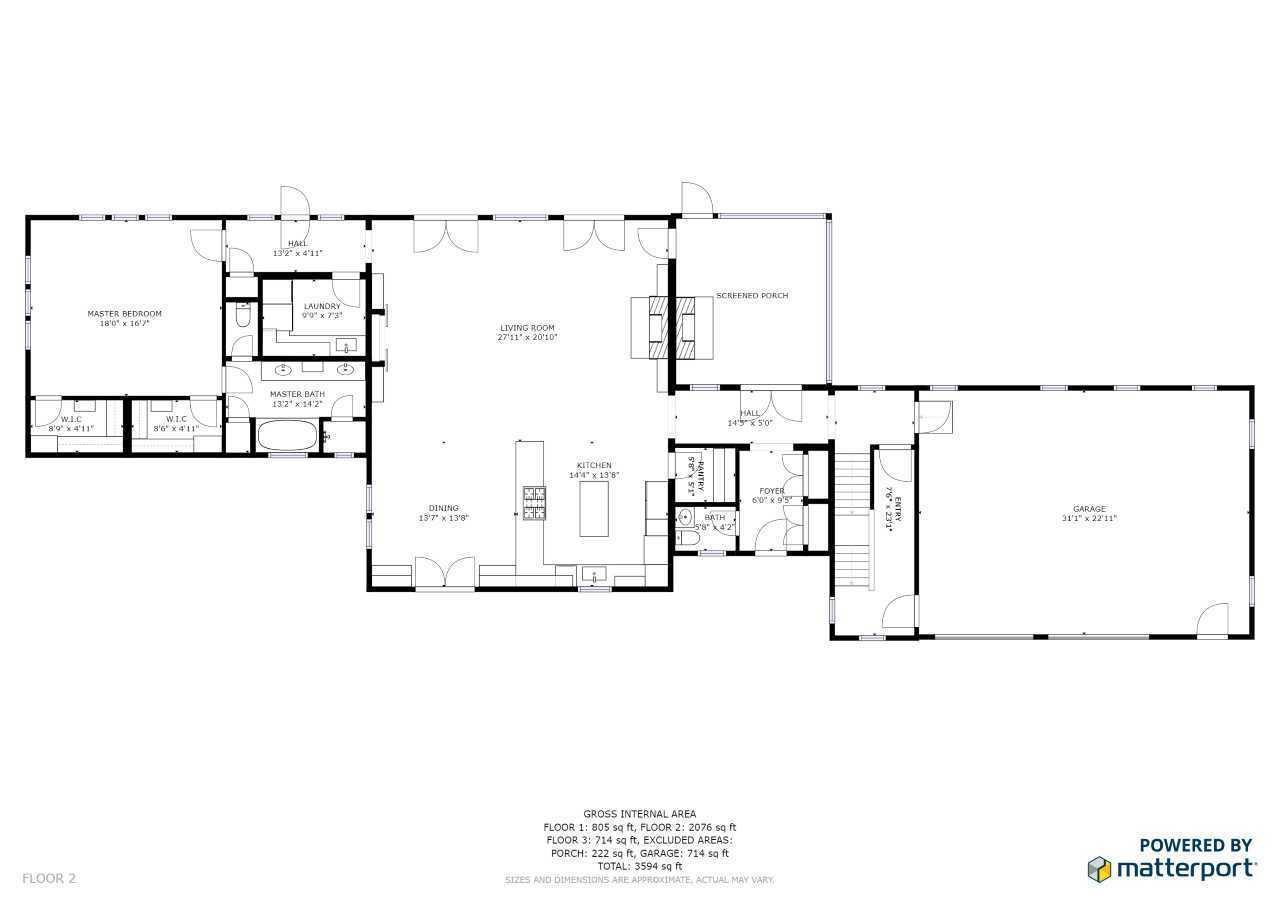6975 Stoney Point Road Roanoke, VA 24018 - Photo 60 of 62 71.Entry Level Floor Plan