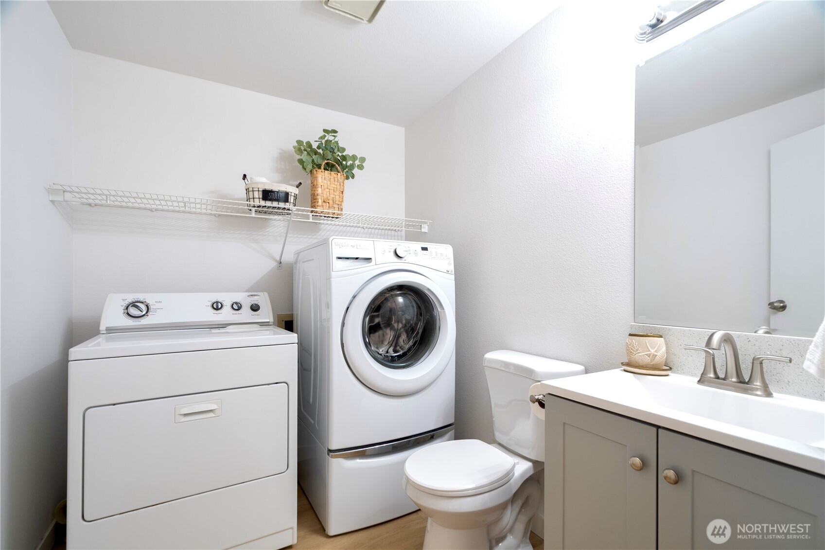 4217 Northeast 5th Street Renton, WA 98059 - Photo 15 of 24 a view of bathroom with a washer and dryer