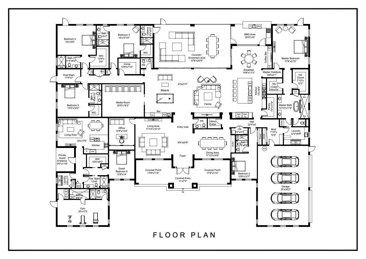12850 152nd Street North Jupiter, FL 33478 - Photo 116 of 116 152nd Floorplan