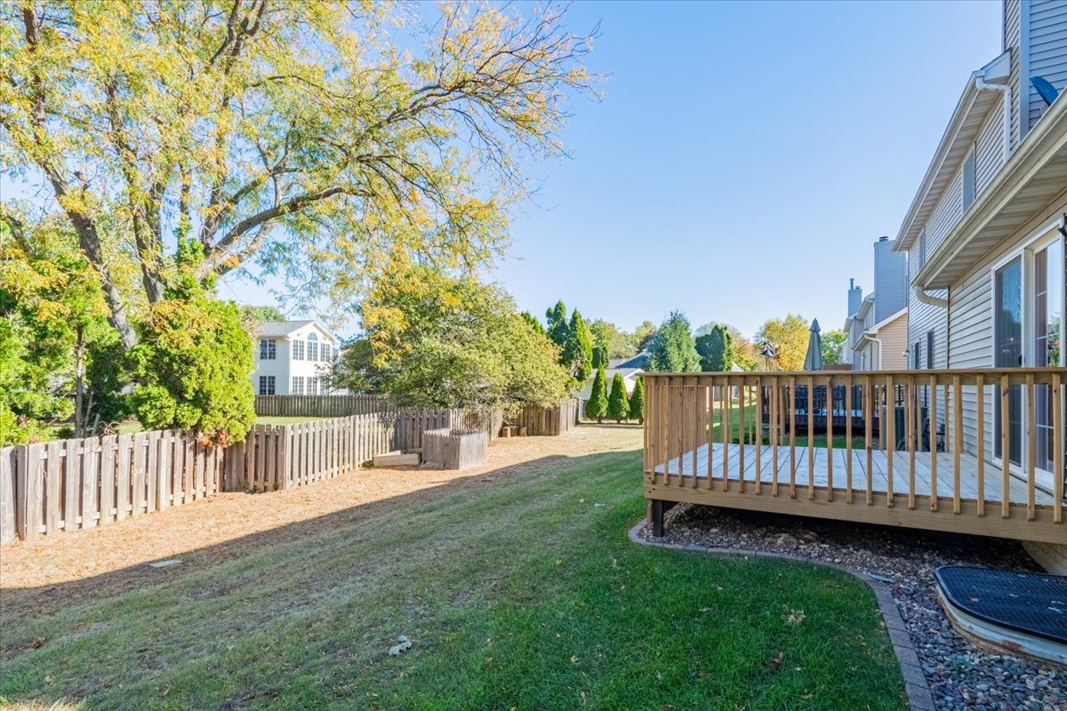 107 North Blair Drive, Unit 8 Normal, IL 61761 - Photo 28 of 29 a view of a deck with a yard