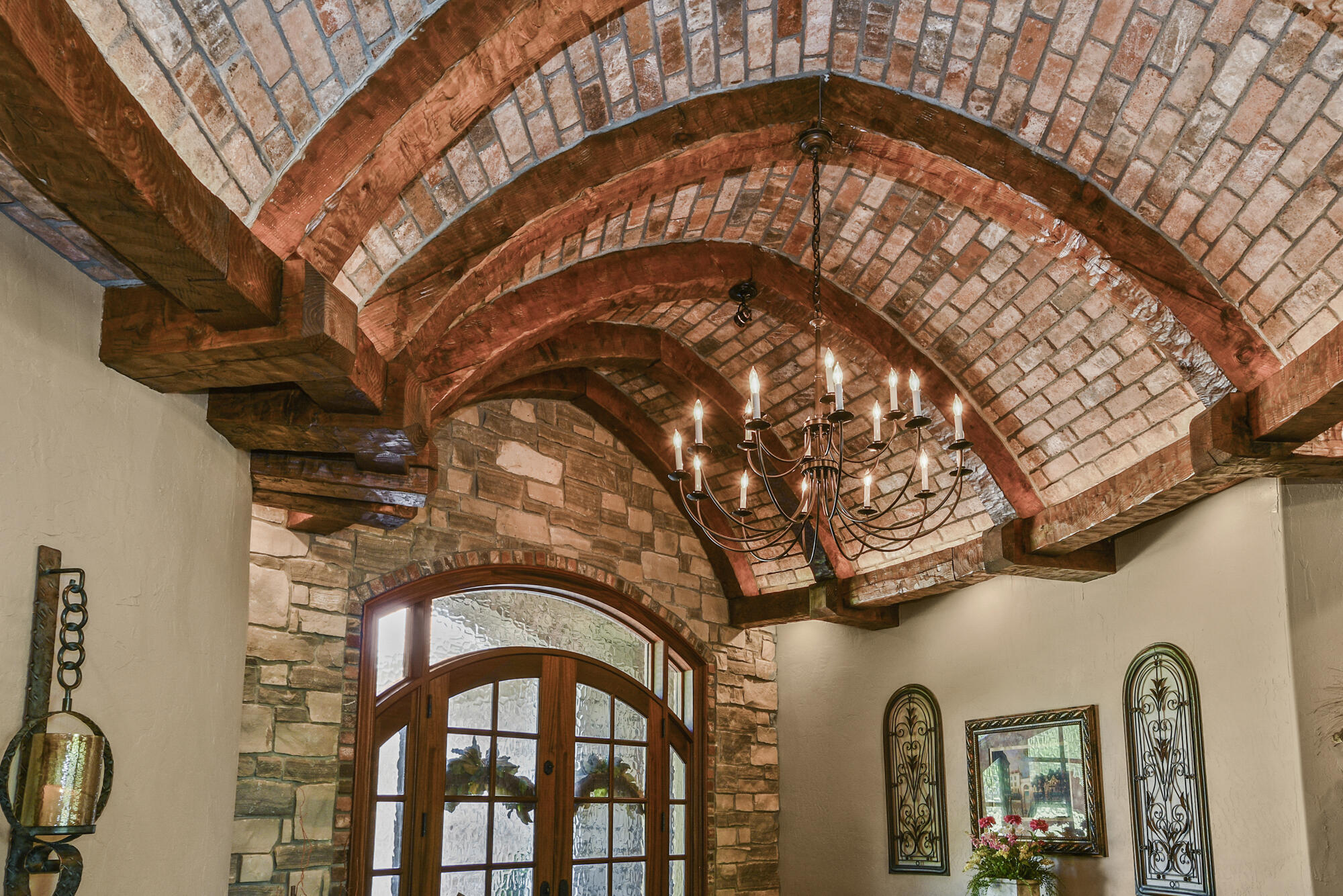 203 Secret Lane Reeds Spring, MO 65737 - Photo 8 of 76 Notice the Brick Barrell Ceiling Detail