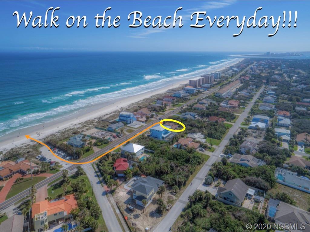 4718 South Atlantic Avenue Ponce Inlet, FL 32127 - Photo 2 of 22 a view of a street with an outdoor space