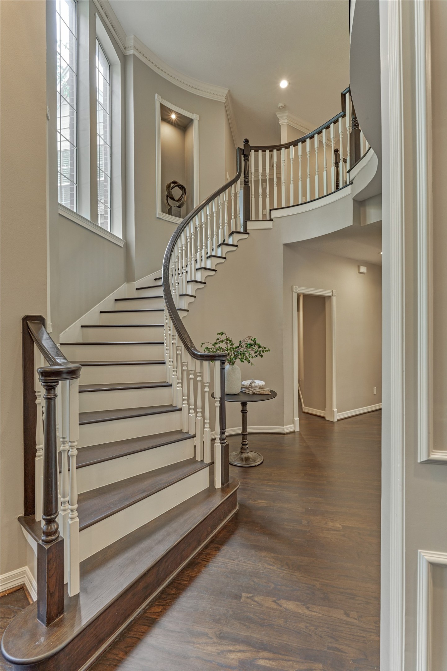 7 Gentry Oak Court Spring, TX 77381 - Photo 12 of 50 a view of entryway and hall with wooden floor