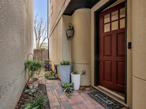 a kitchen with a sink stove and refrigerator