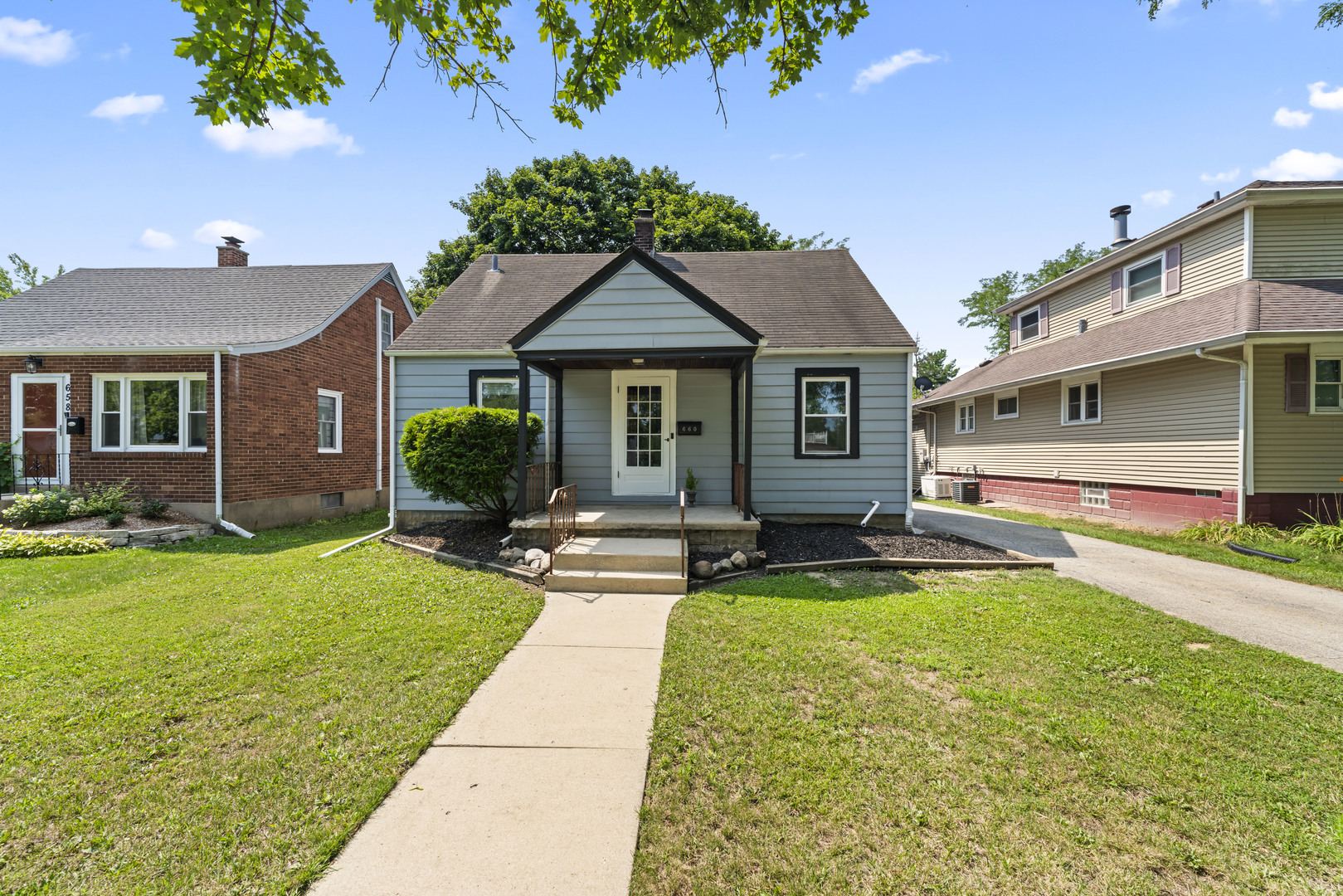 a view of a house with a swimming pool