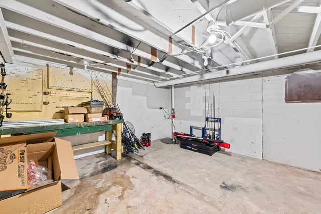 a view of storage and utility room