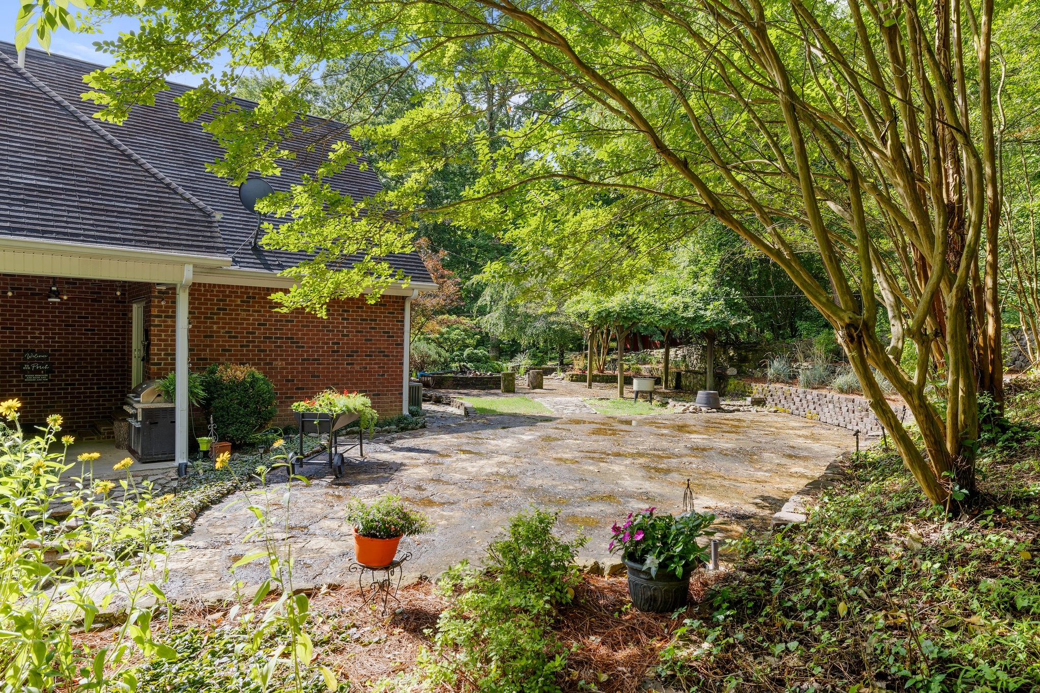5375 Murfreesboro Road College Grove, TN 37046 - Photo 17 of 70 a backyard of a house with lots of green space