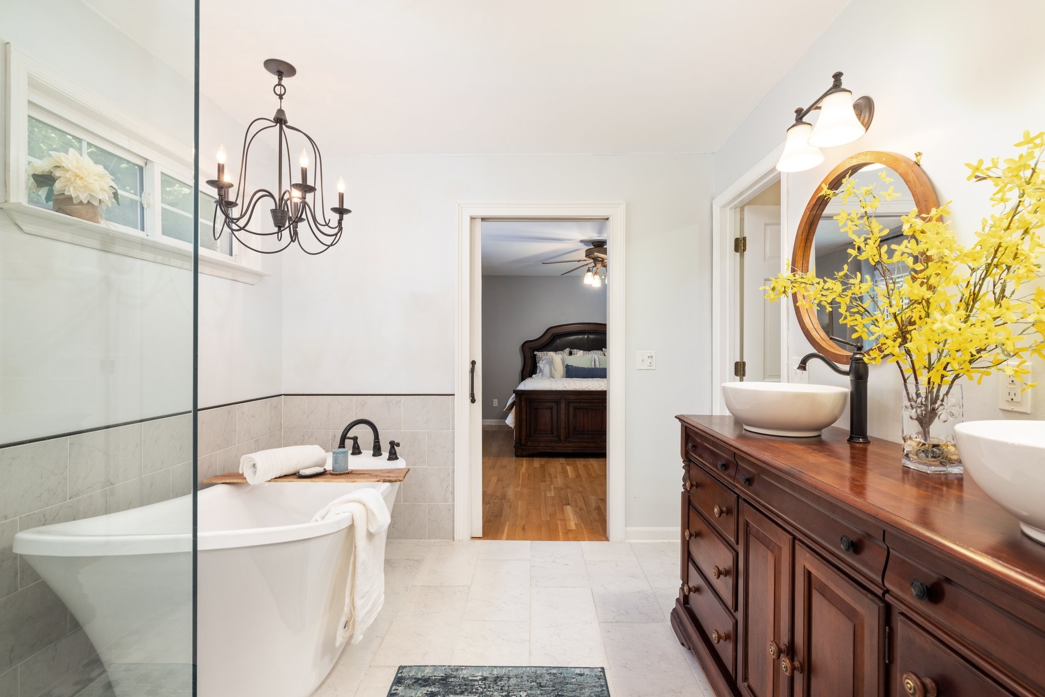 5375 Murfreesboro Road College Grove, TN 37046 - Photo 37 of 70 a bathroom with a sink and a mirror