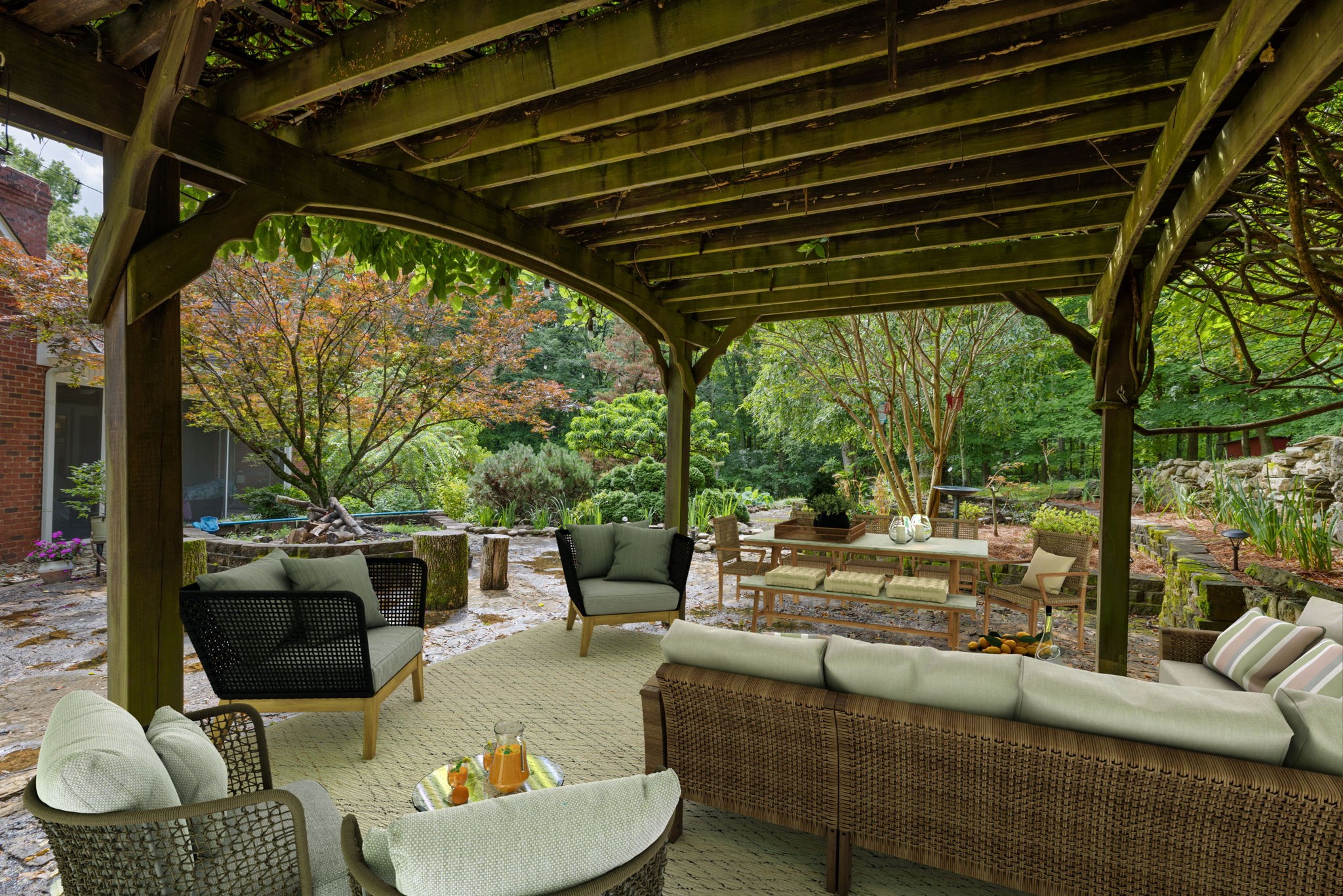 5375 Murfreesboro Road College Grove, TN 37046 - Photo 59 of 70 a outdoor living space with patio furniture and garden view