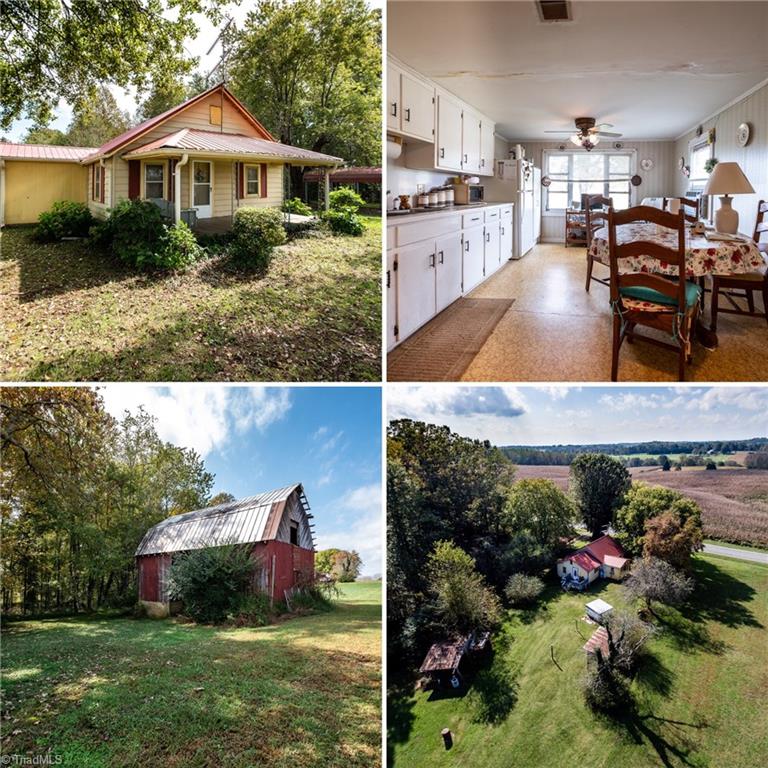 872 Benham Church Road Elkin, NC 28621 - Photo 1 of 30 1940s farm house on approx. 10.6+/- acres with mountain views, barns and outbuildings.