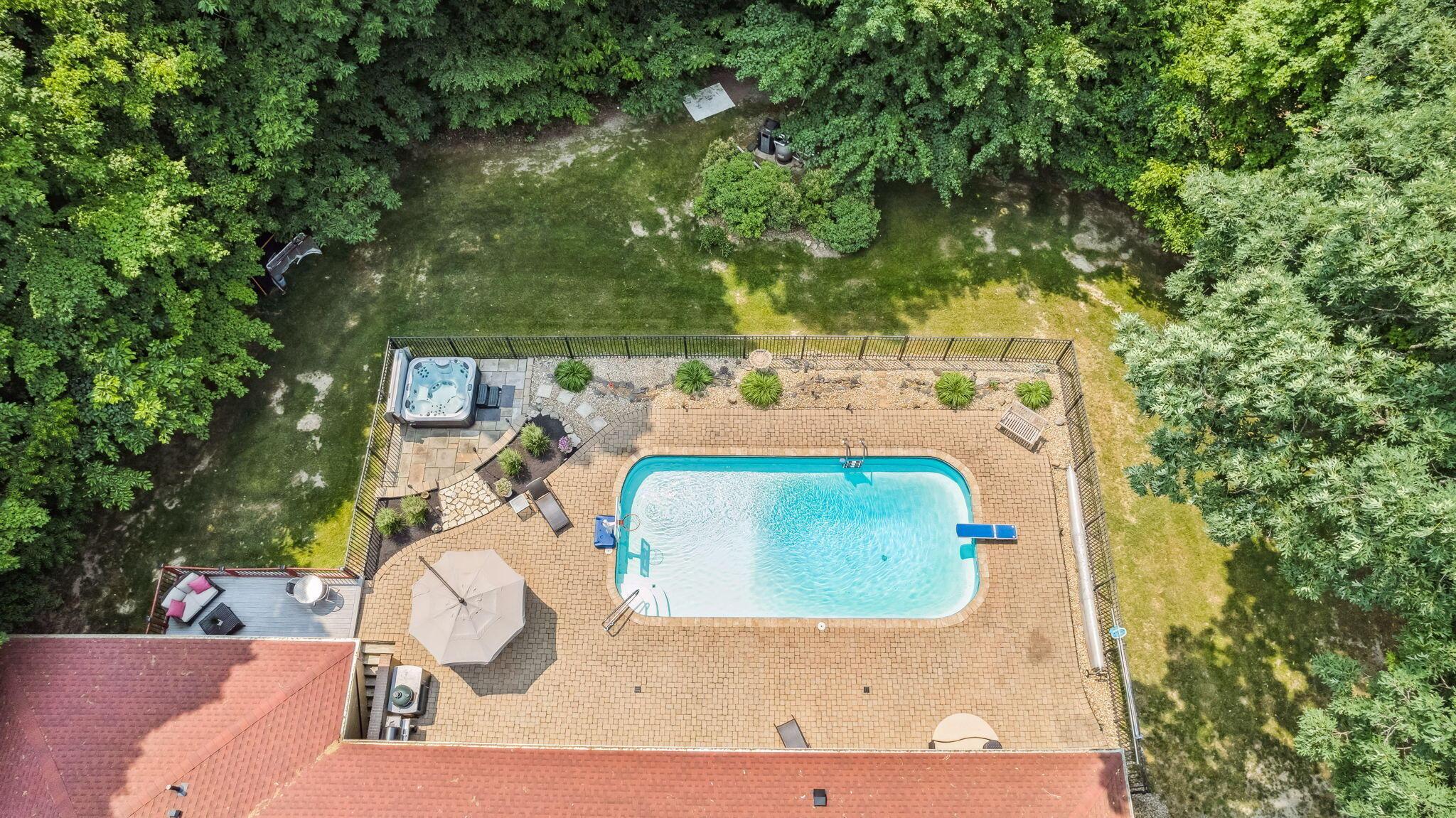 2423 Carriage Road Powell, OH 43065 - Photo 93 of 100 Heated inground pool and hot tub!