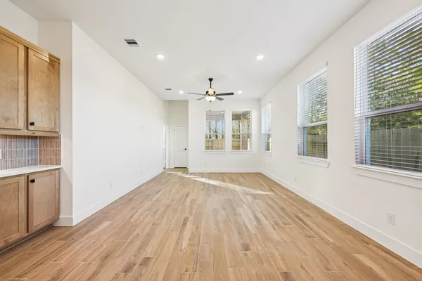 a bathroom with a sink double vanity and a mirror