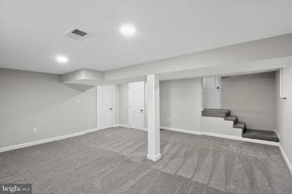 a view of an empty room