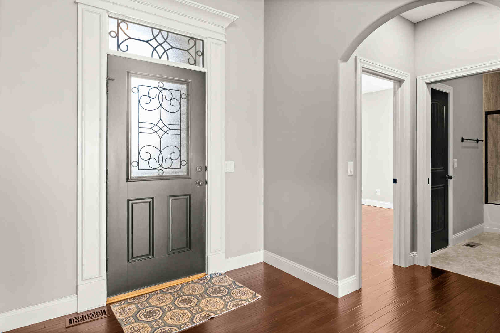 2526 Red Rock Road Normal, IL 61761 - Photo 3 of 38 a view of front door with wooden floor