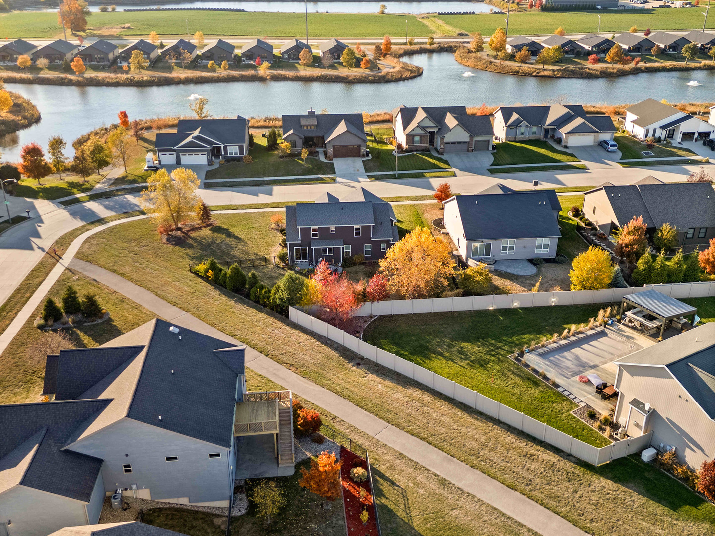 2526 Red Rock Road Normal, IL 61761 - Photo 38 of 38 an aerial view of a ocean view