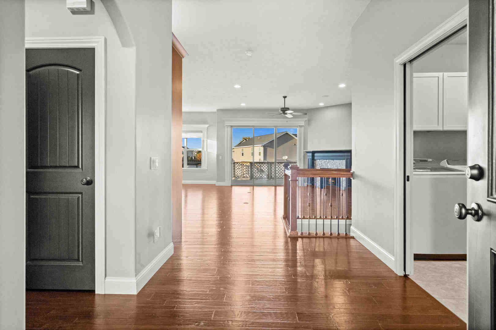 2526 Red Rock Road Normal, IL 61761 - Photo 4 of 38 a hallway with wooden floor