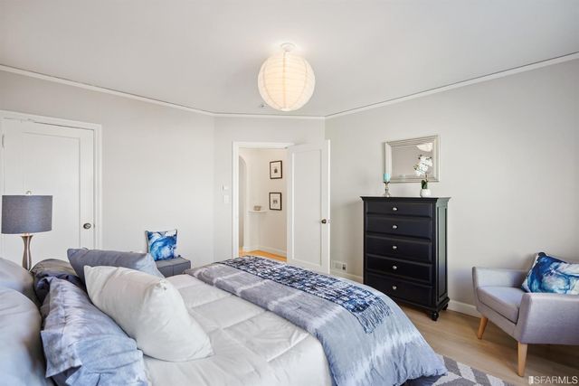 a aerial view of a residential apartment building with a yard