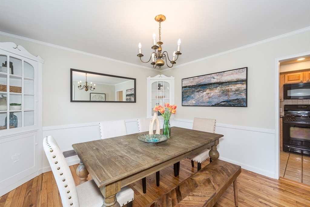 16 Surrey Lane Natick, MA 01760 - Photo 11 of 28 a dining room with furniture and window