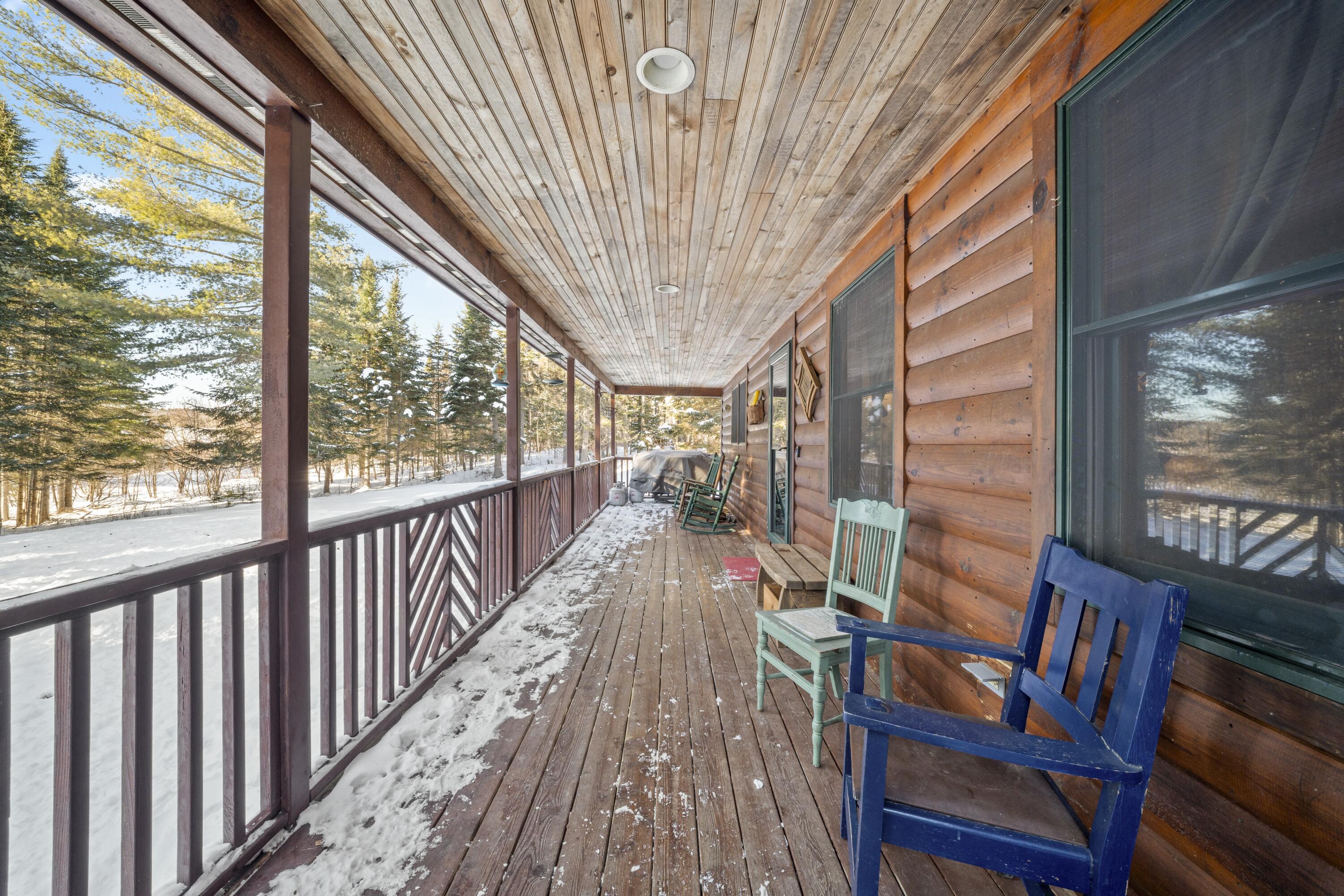 30 Spotted Fawn Lane Rangeley, ME 04970 - Photo 7 of 35 Covered Porch