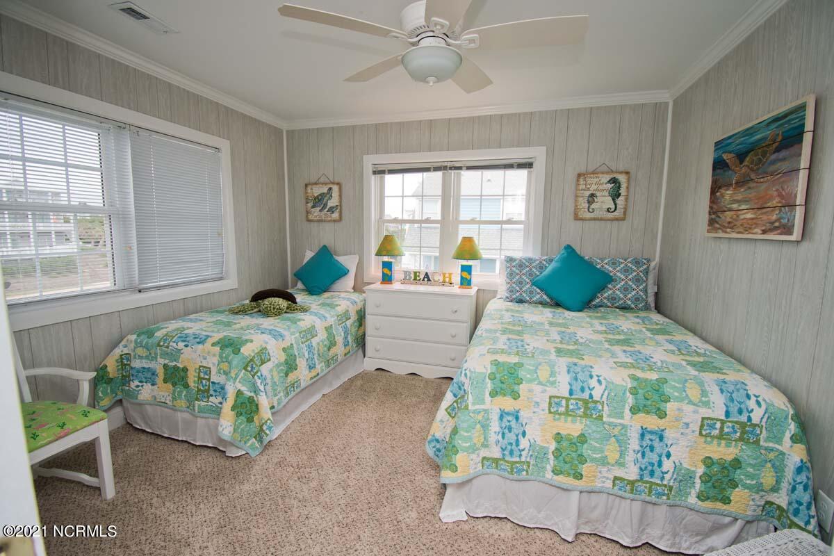 4105 Ocean Drive, Unit E & W Emerald Isle, NC 28594 - Photo 26 of 72 East - Bedroom 4- Level 2- Street Side- - View 1
