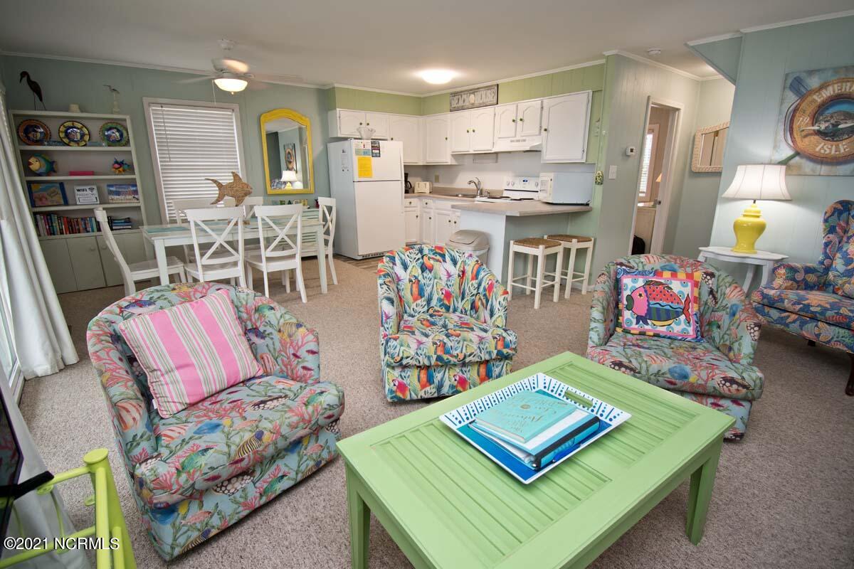 4105 Ocean Drive, Unit E & W Emerald Isle, NC 28594 - Photo 34 of 72 West, Living - View 5