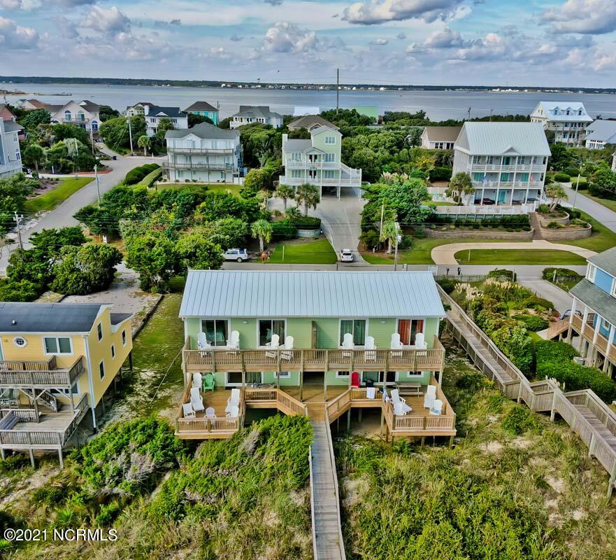 4105 Ocean Drive, Unit E & W Emerald Isle, NC 28594 - Photo 68 of 72 4105 Ocean Drive - East and West - Drone