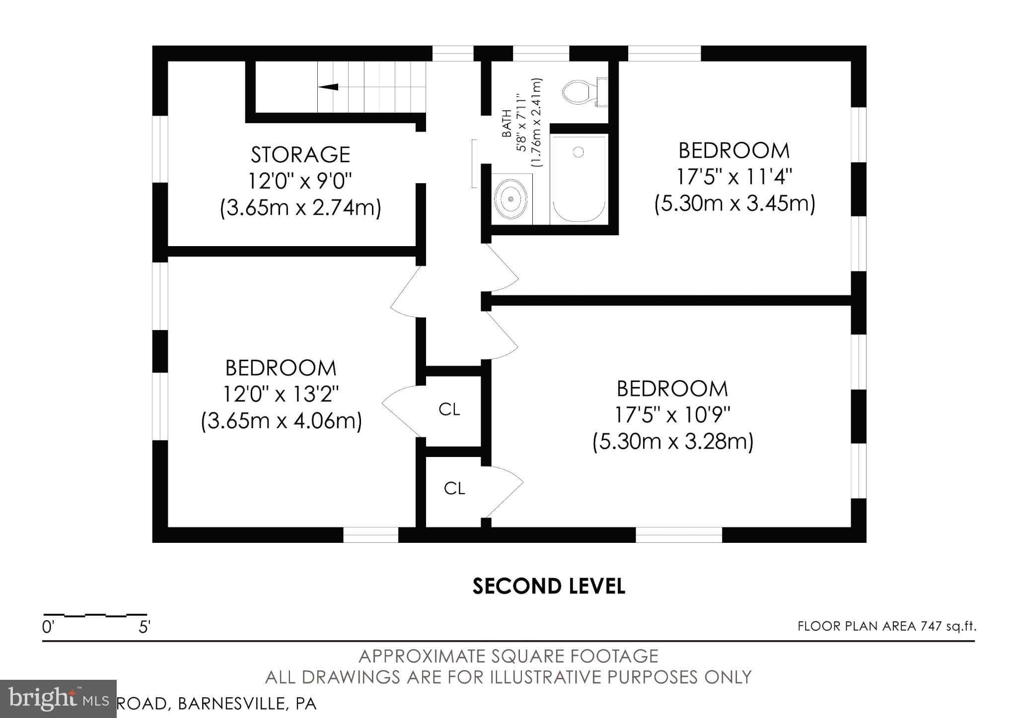 38 State Road Barnesville, PA 18214 - Photo 69 of 70 Spacious second-level floor plan layout.