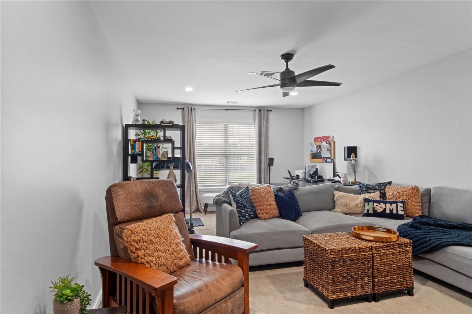 3715 Ivanora Drive Spring Hill, TN 37174 - Photo 37 of 74 a living room with furniture and a ceiling fan