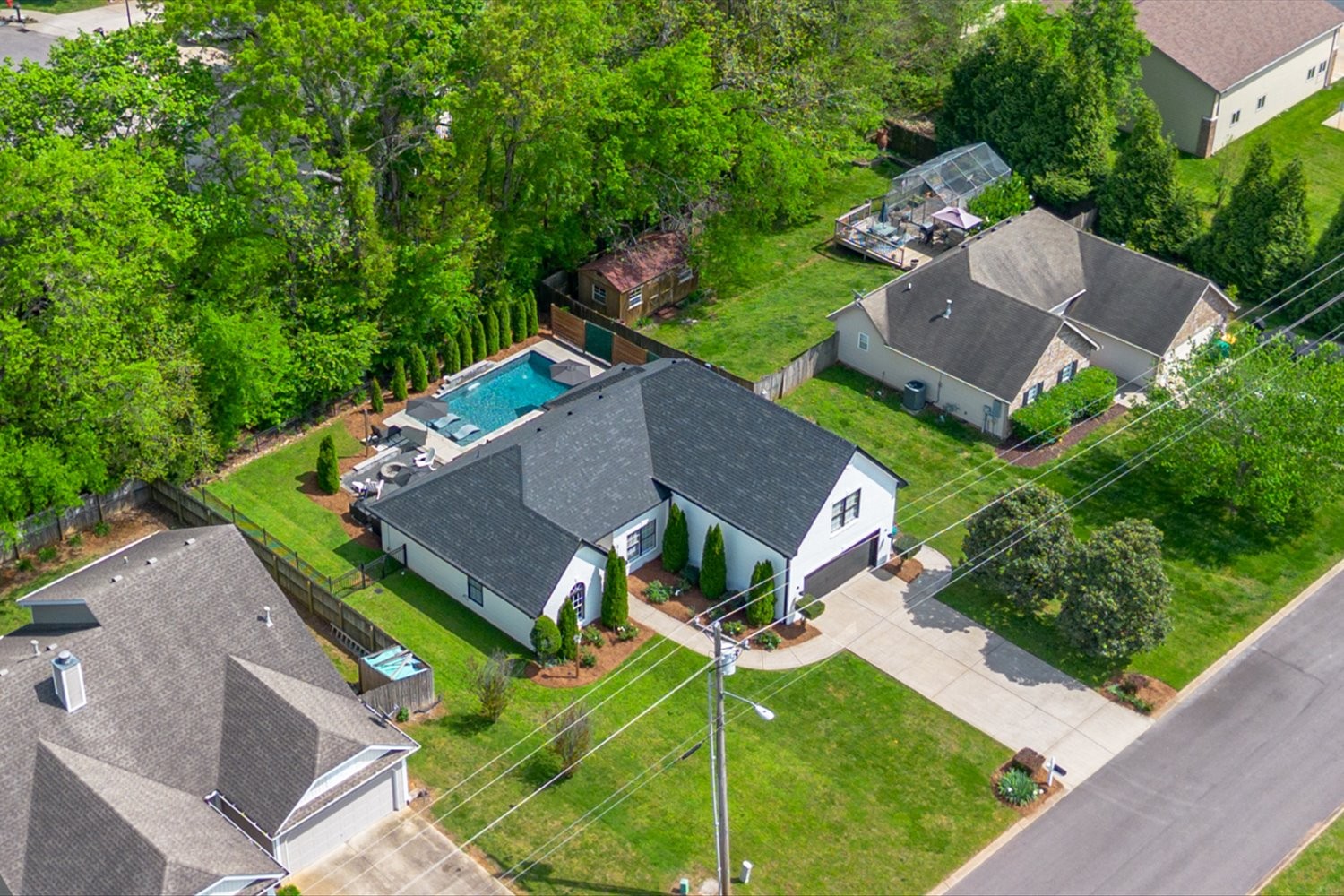 3715 Ivanora Drive Spring Hill, TN 37174 - Photo 54 of 74 an aerial view of a house
